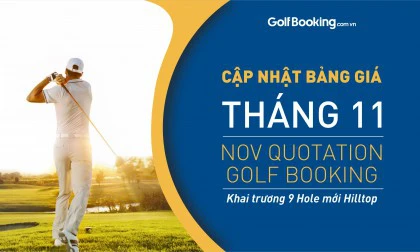    [ PROMOTION - GIÁ RẺ ] --- BẢNG GIÁ ĐẶT SÂN GOLF THÁNG 11 TẠI INTERGOLF
